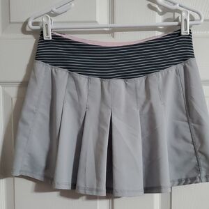 Kyodan Gray and Pink Women's Active Pleated Skort Size Medium
